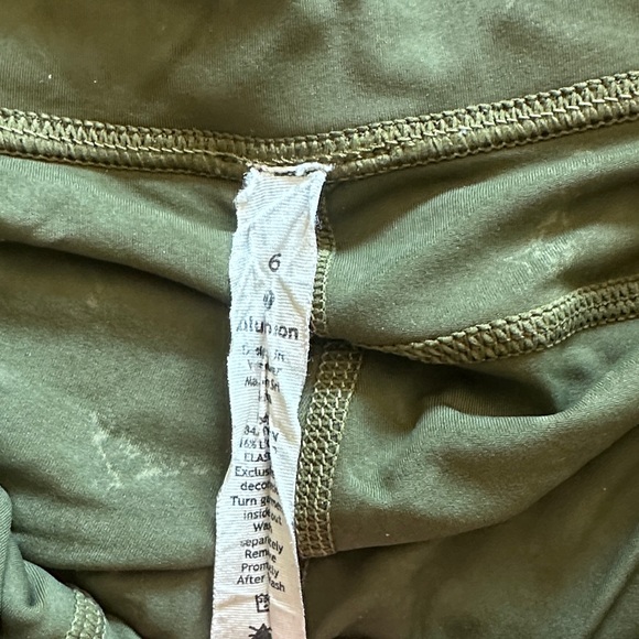 Lululemon Athletica Forest Green Activewear - Picture 2 of 5